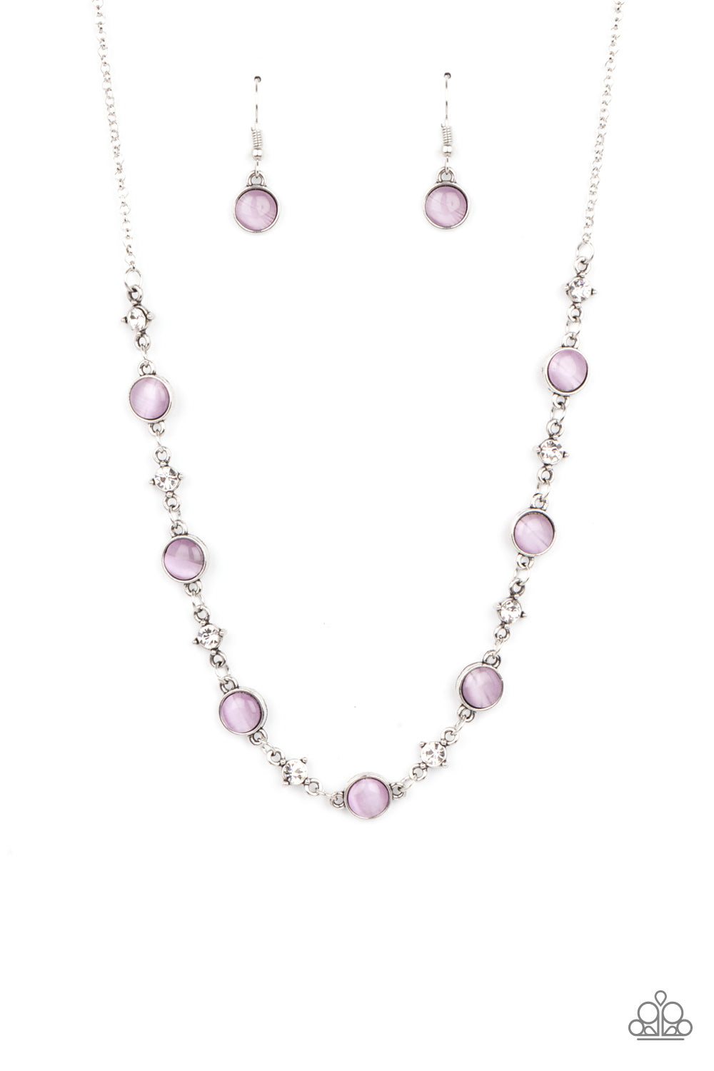 Inner Illumination - purple - Paparazzi necklace