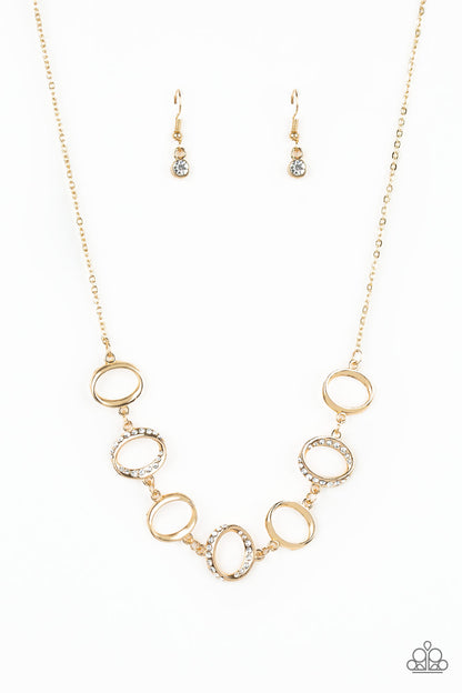 Inner Beauty - gold - Paparazzi necklace