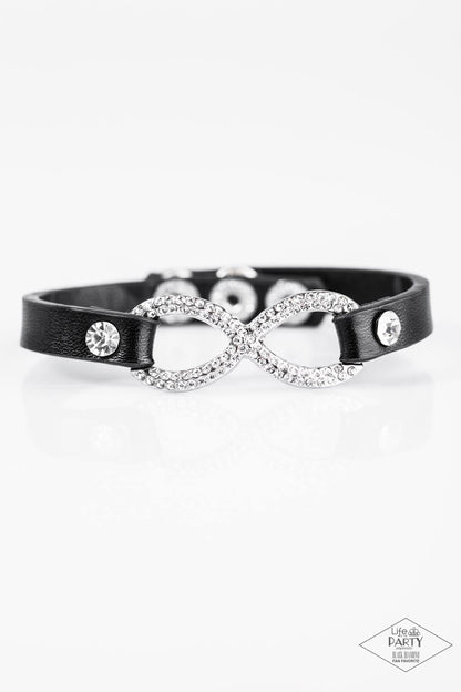 Innocent Till Proven GLITZY! - black - Paparazzi bracelet