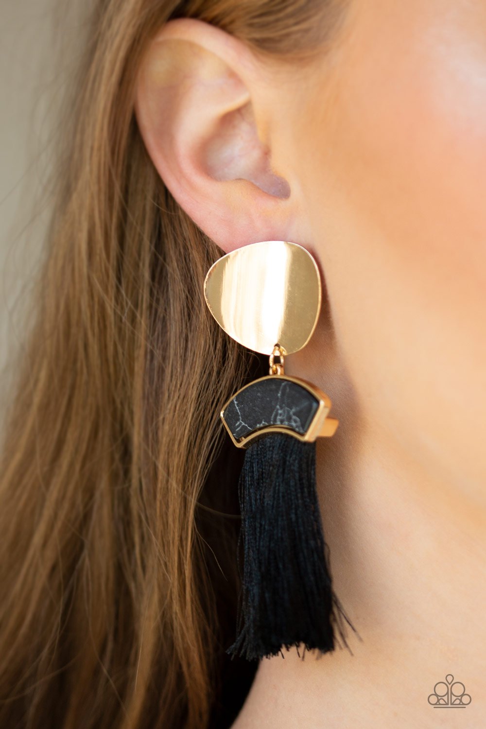 Insta Inca-gold-Paparazzi earrings
