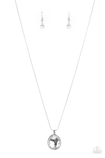 Instant Icon - white - Paparazzi necklace