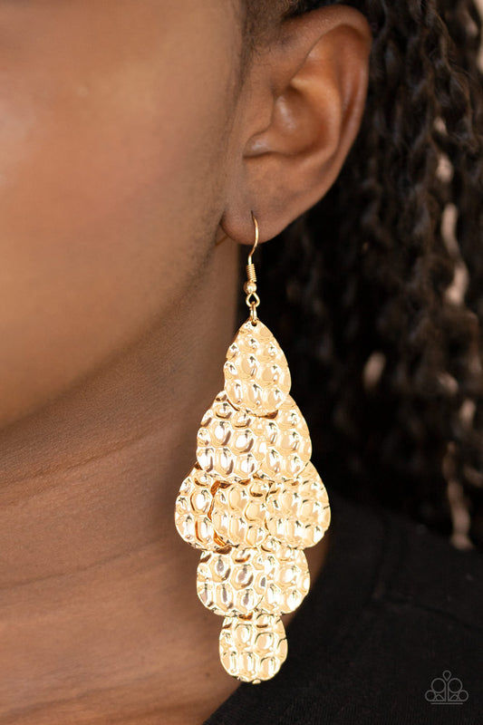 Instant Incandescence - gold - Paparazzi earrings