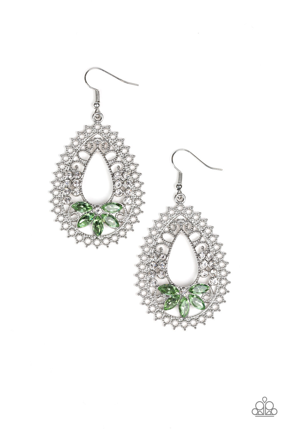 Instant Reflect - green - Paparazzi earrings
