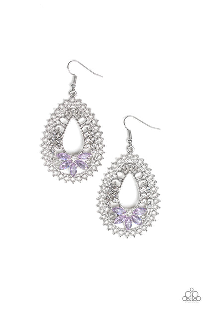 Instant Reflect - purple - Paparazzi earrings