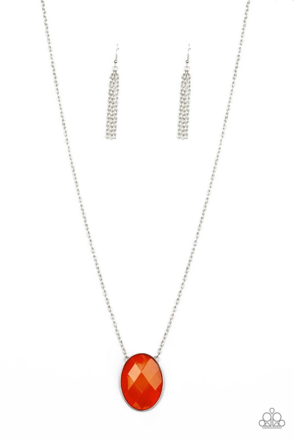 Intensely Illuminated - orange - Paparazzi necklace