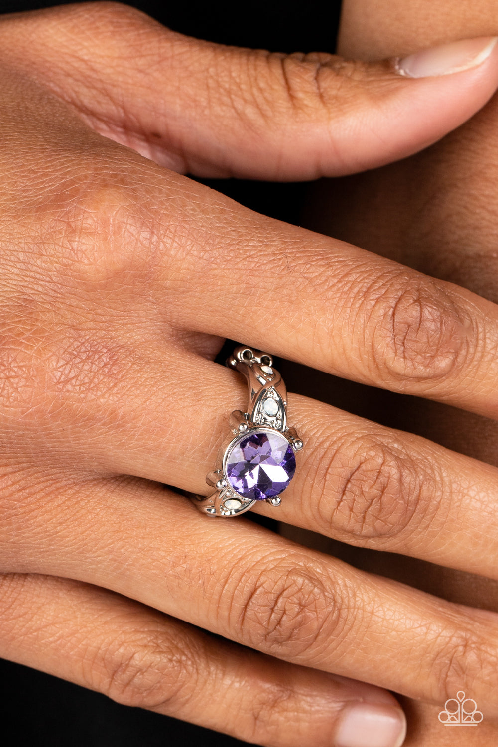 Intergalactic I Do - purple - Paparazzi ring