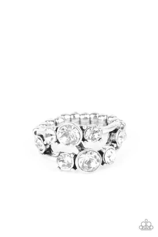 Interstellar Fashion - white - Paparazzi ring – JewelryBlingThing