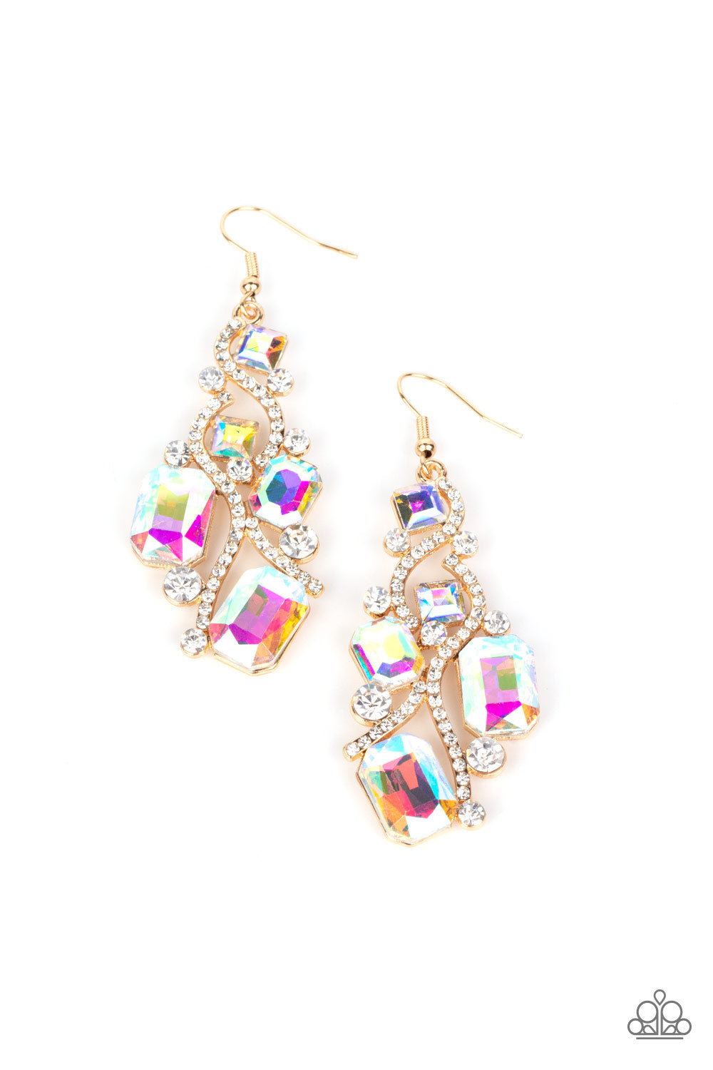 Interstellar Illumination - multi - Paparazzi earrings