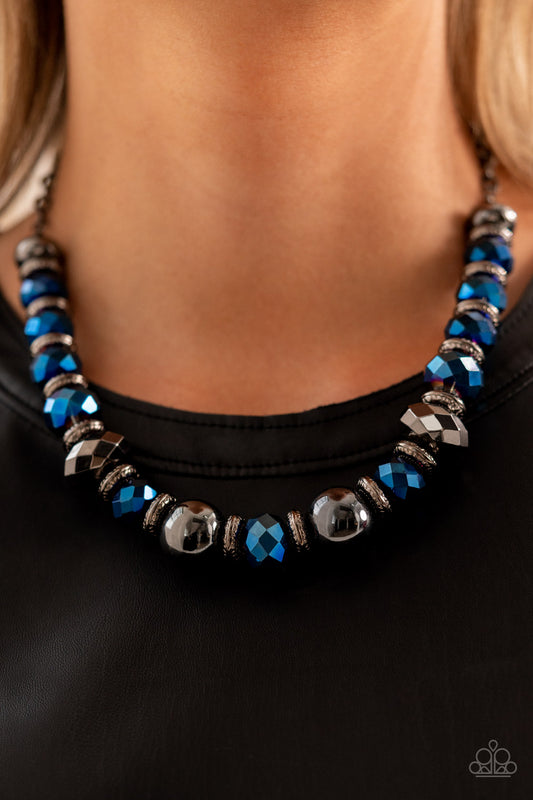 Interstellar Influencer - blue - Paparazzi necklace