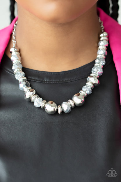 Interstellar Influencer - silver - Paparazzi necklace