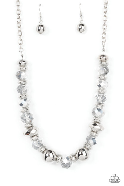 Interstellar Influencer - silver - Paparazzi necklace