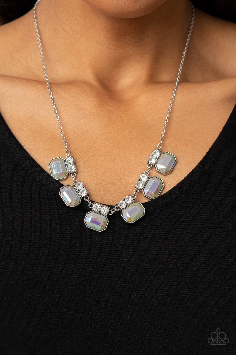 Interstellar Inspiration - silver - Paparazzi necklace