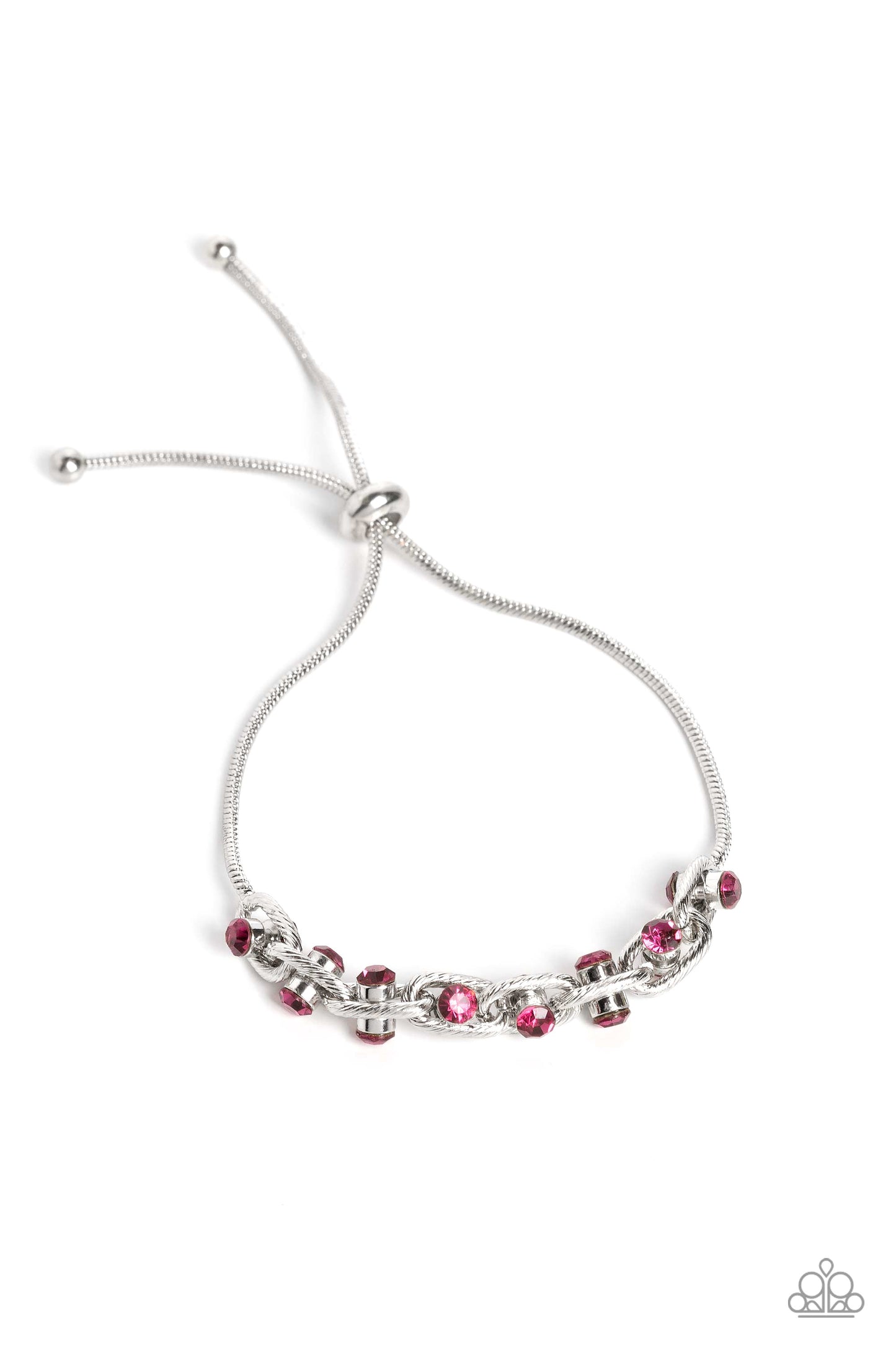 Intertwined Illusion - pink - Paparazzi bracelet
