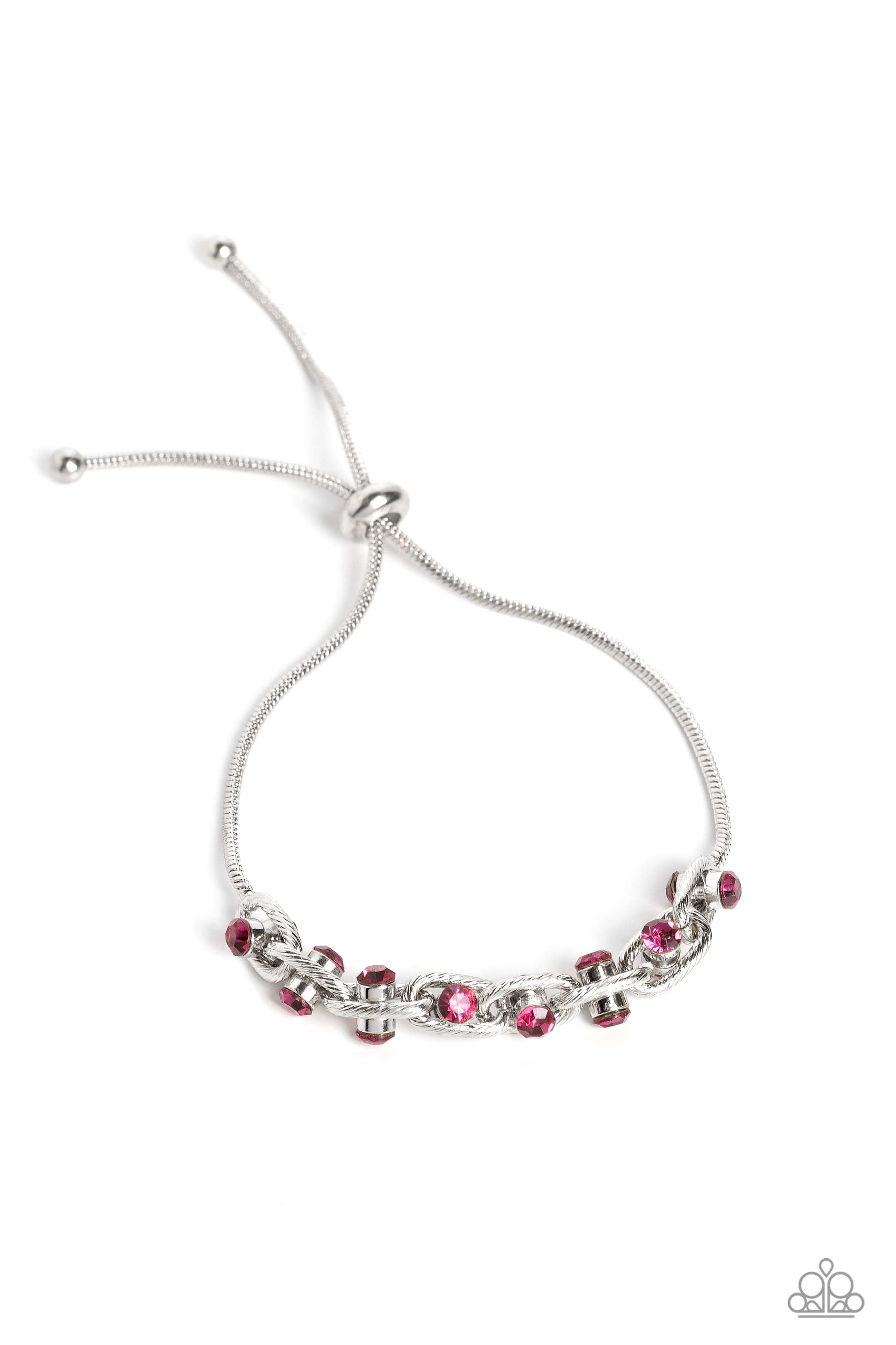 Intertwined Illusion - pink - Paparazzi bracelet