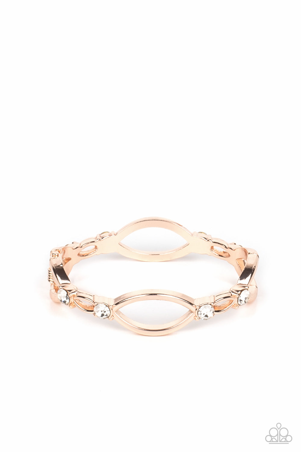 Interwoven Illusion - rose gold - Paparazzi bracelet