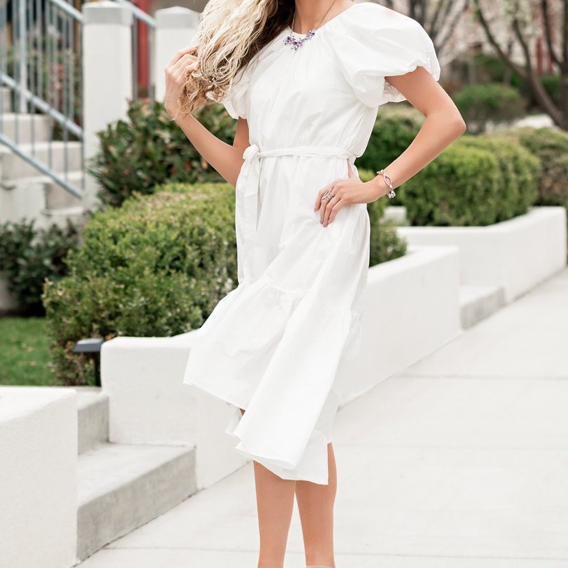 Interwoven Illusion - white - Paparazzi bracelet