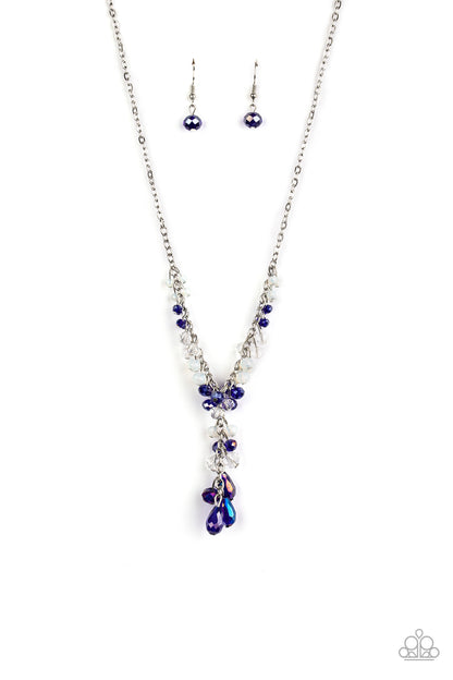 Iridescent Illumination - blue - Paparazzi necklace