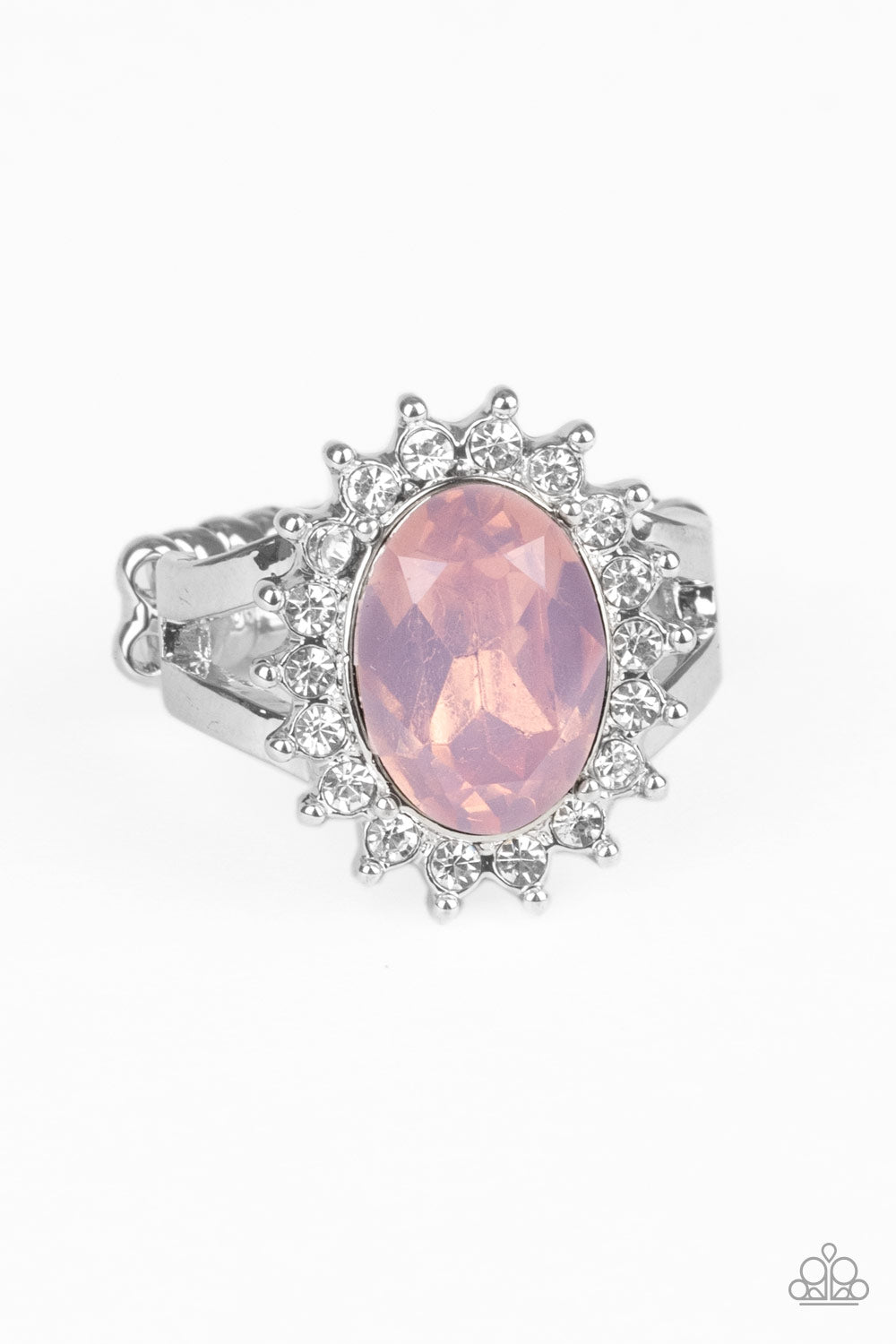 Iridescently Illuminated - pink - Paparazzi ring