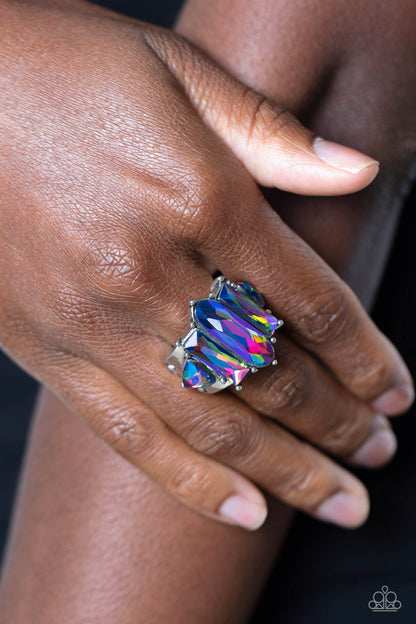 Iridescently Interstellar - multi - Paparazzi ring