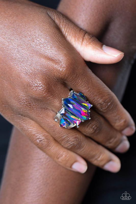 Iridescently Interstellar - multi - Paparazzi ring