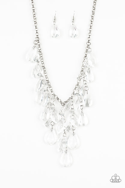 Irresistible Iridescence - white - Paparazzi necklace