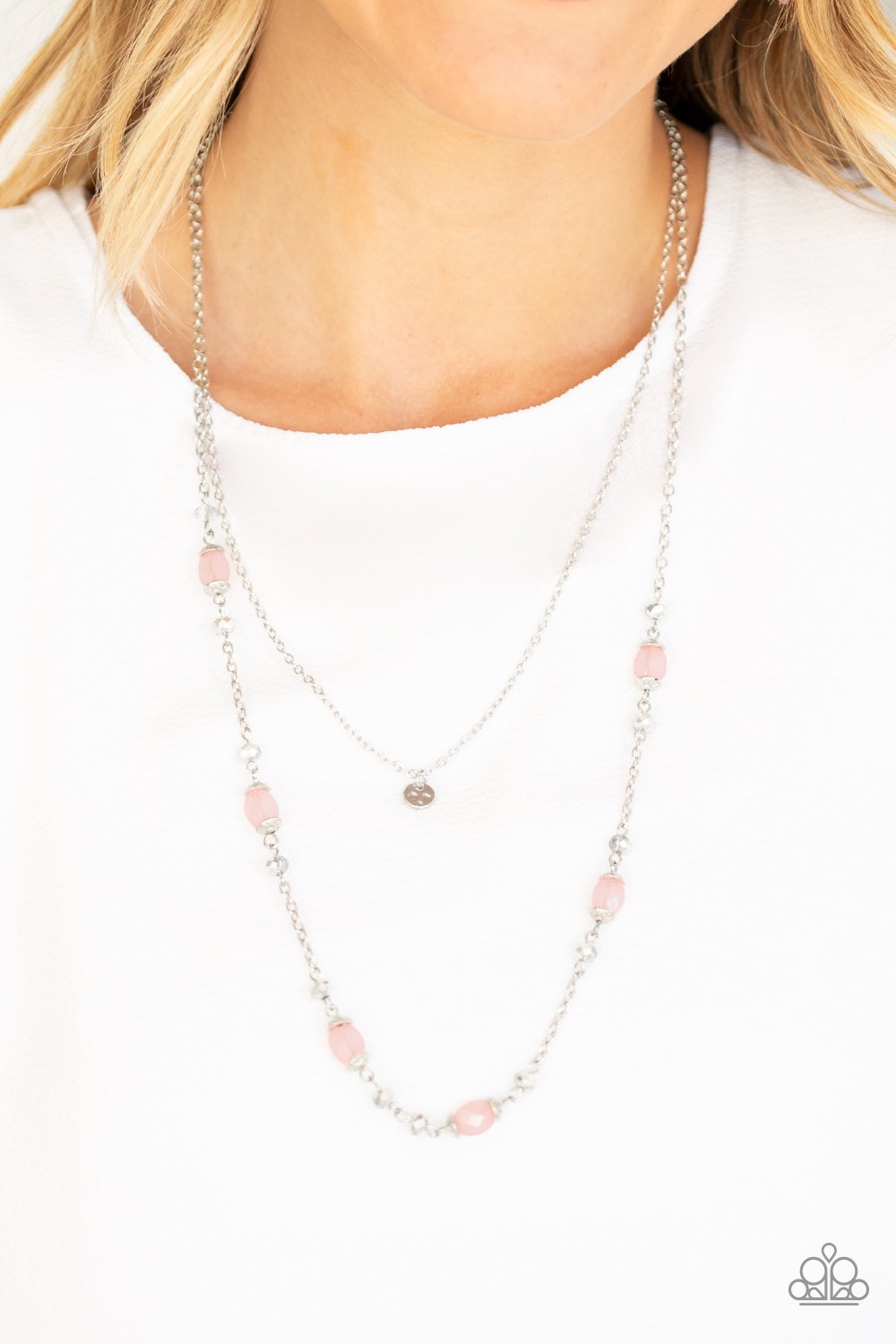 Irresistibly Iridescent-pink-Paparazzi necklace