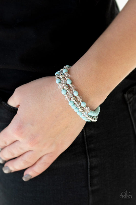 Irresistibly Irresistible-blue-Paparazzi bracelet