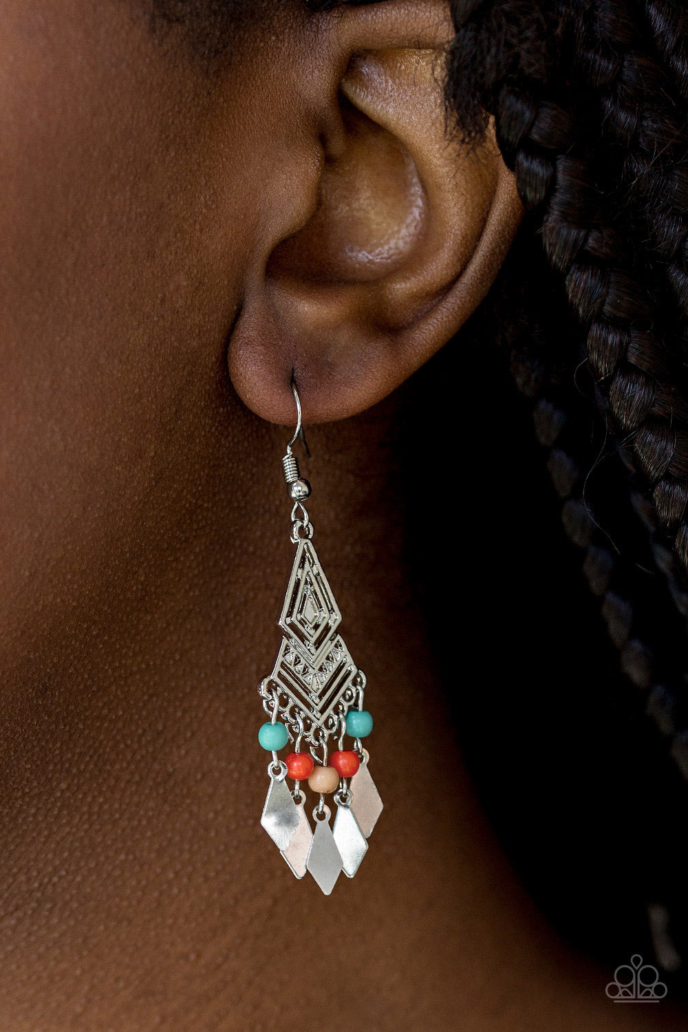 Island Import - multi - Paparazzi earrings