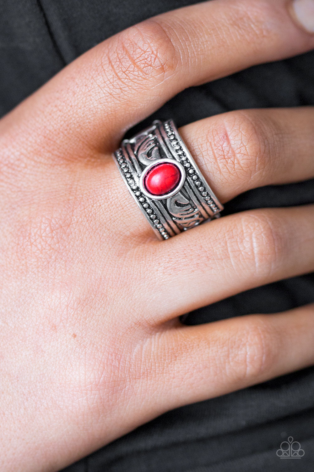 Island Princess - red - Paparazzi ring