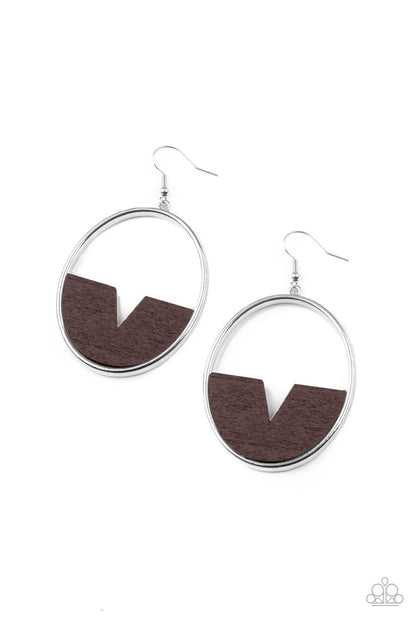 Island Breeze - brown - Paparazzi earrings