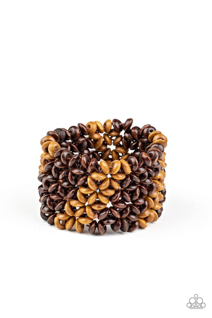 Island Expression - brown - Paparazzi bracelet