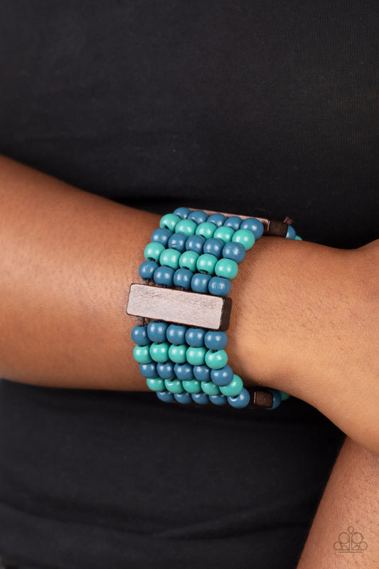 Island Soul - blue - Paparazzi bracelet