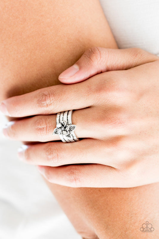 Island Icon-silver-Paparazzi ring