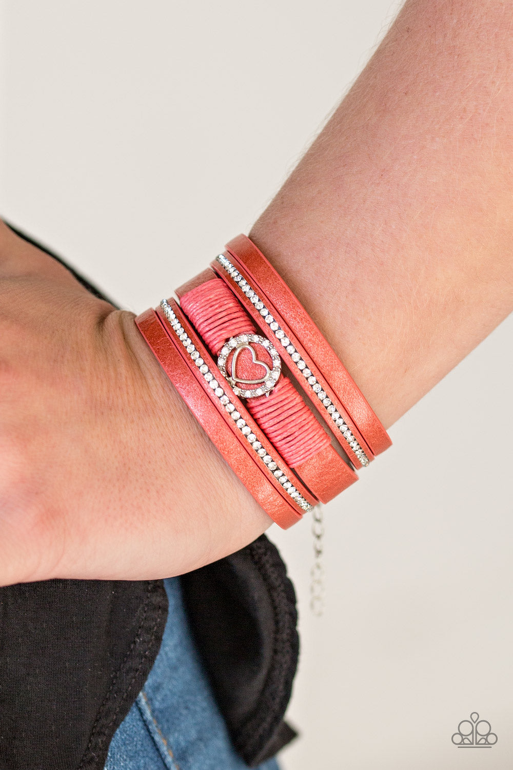 It Takes Heart - orange - Paparazzi bracelet