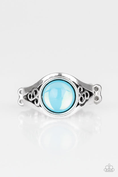 It Just Goes to GLOW - blue - Paparazzi ring