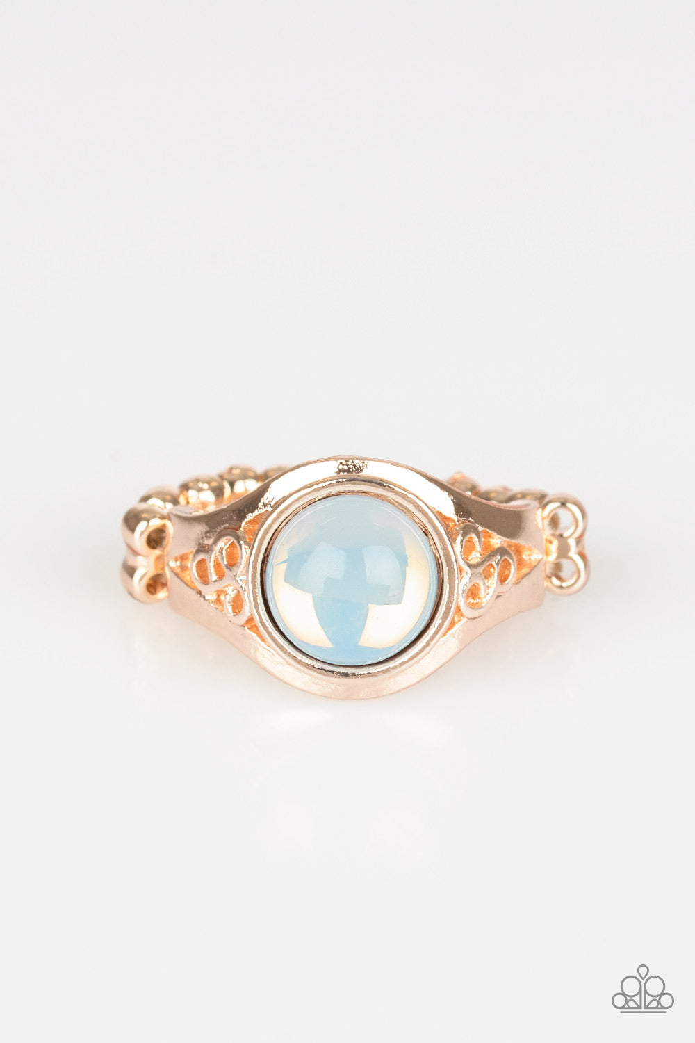 It Just Goes to GLOW - rose gold - Paparazzi ring