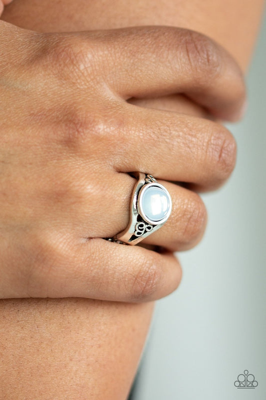 It Just Goes to GLOW-white-Paparazzi ring