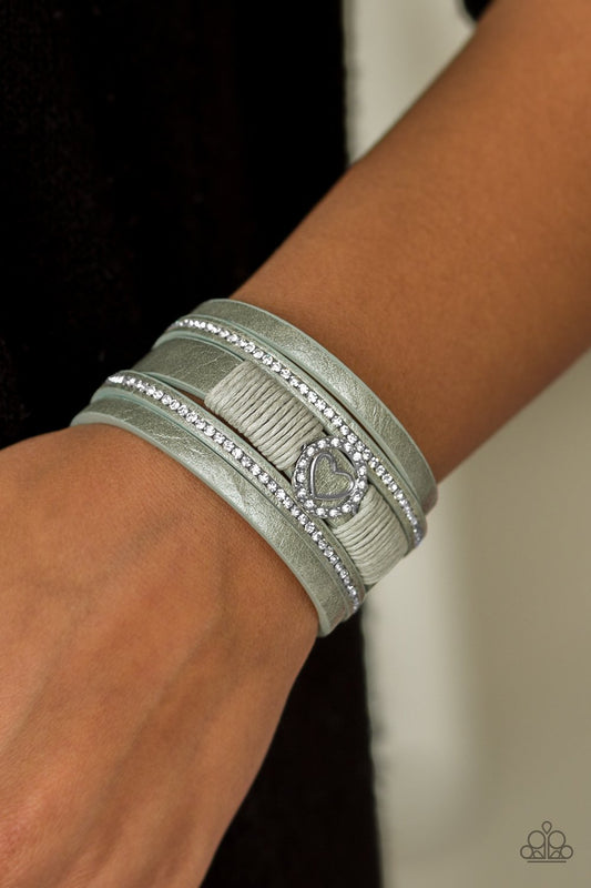 It Takes Heart - green - Paparazzi bracelet