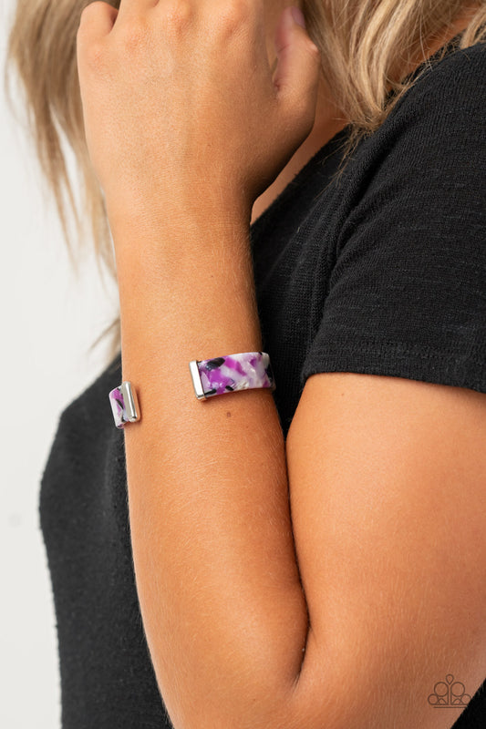 It's Getting HAUTE In Here - purple - Paparazzi bracelet