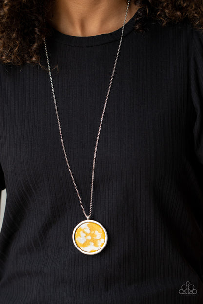 It's POP Secret - yellow - Paparazzi necklace