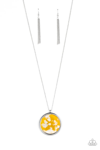 It's POP Secret - yellow - Paparazzi necklace