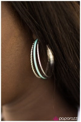 It's 5 oclock Somewhere - Paparazzi hoop earrings