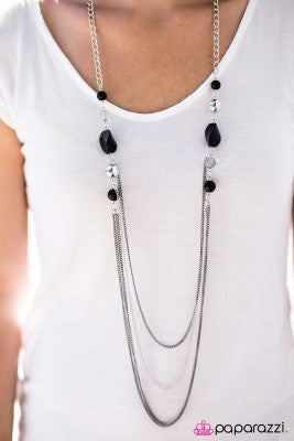 Its My Party - black - Paparazzi necklace