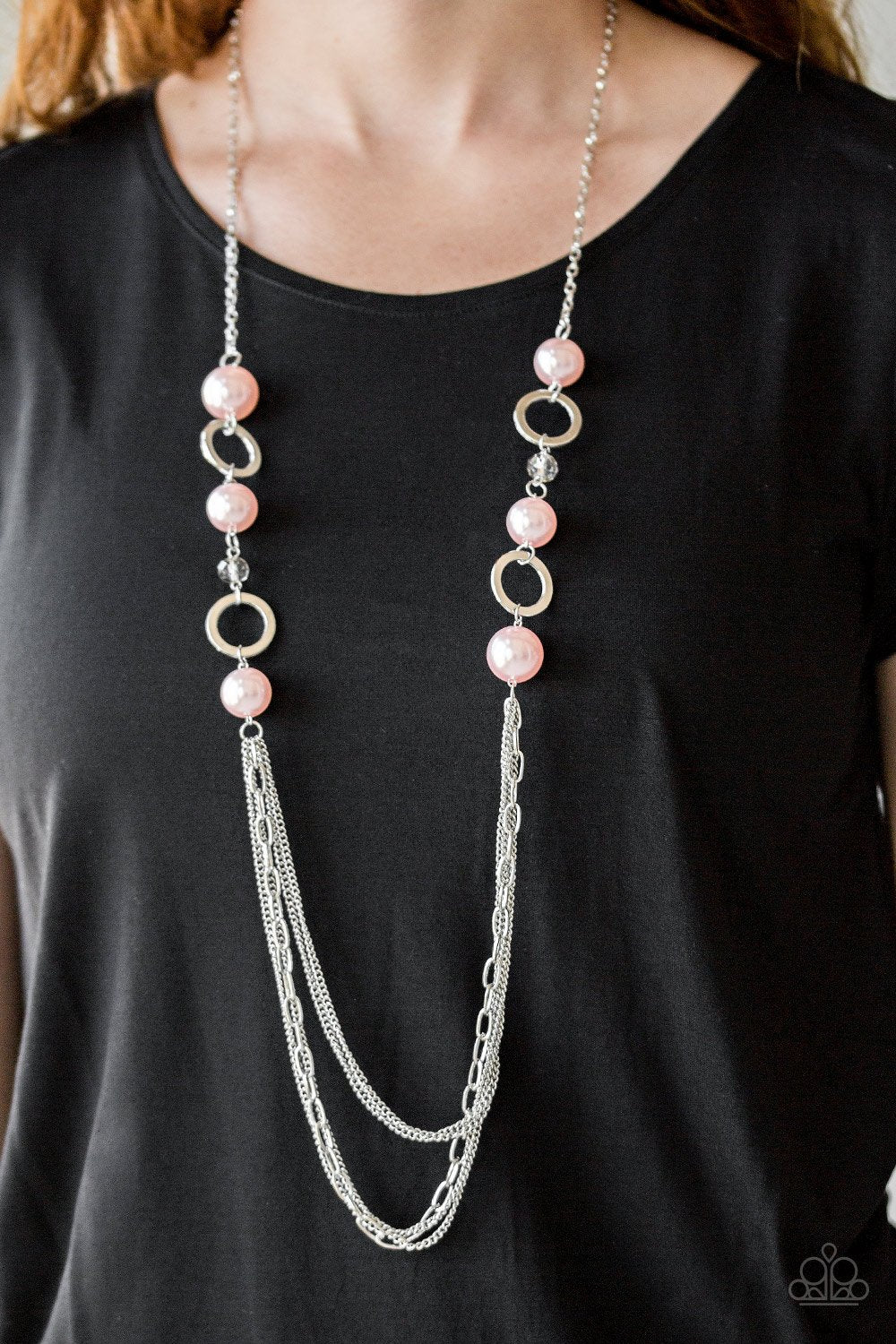 Its About Showtime - pink - Paparazzi necklace