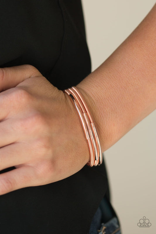 Its a Stretch-copper-Paparazzi bracelet