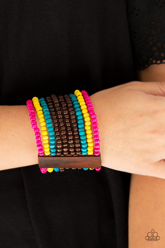 Jamaican Me Jam-multi-Paparazzi bracelet