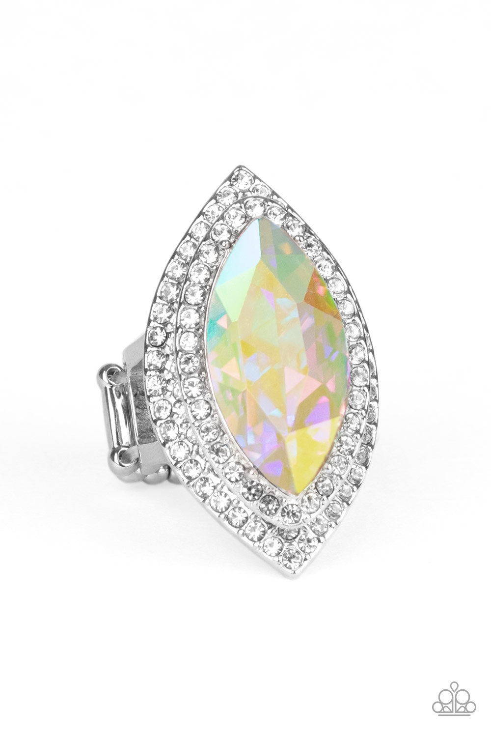 Jaw-Dropping Dazzle - multi (oil spill) - Paparazzi ring