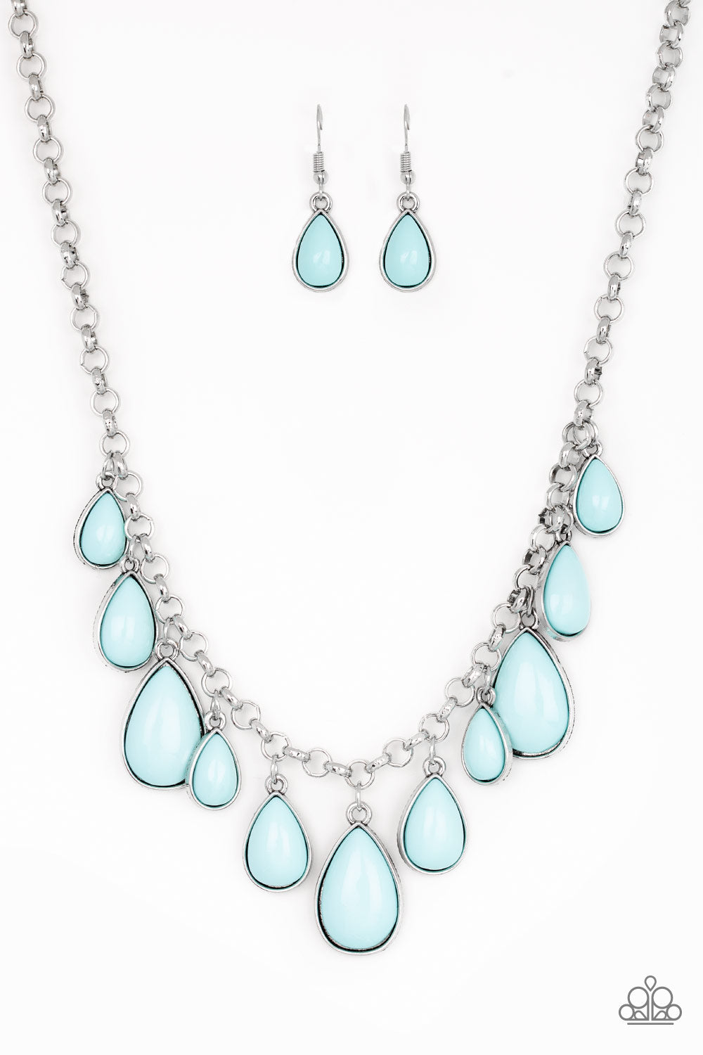 Jaw Dropping Diva - blue - Paparazzi necklace