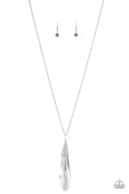 Jaw Droppingly Jealous - white - Paparazzi necklace