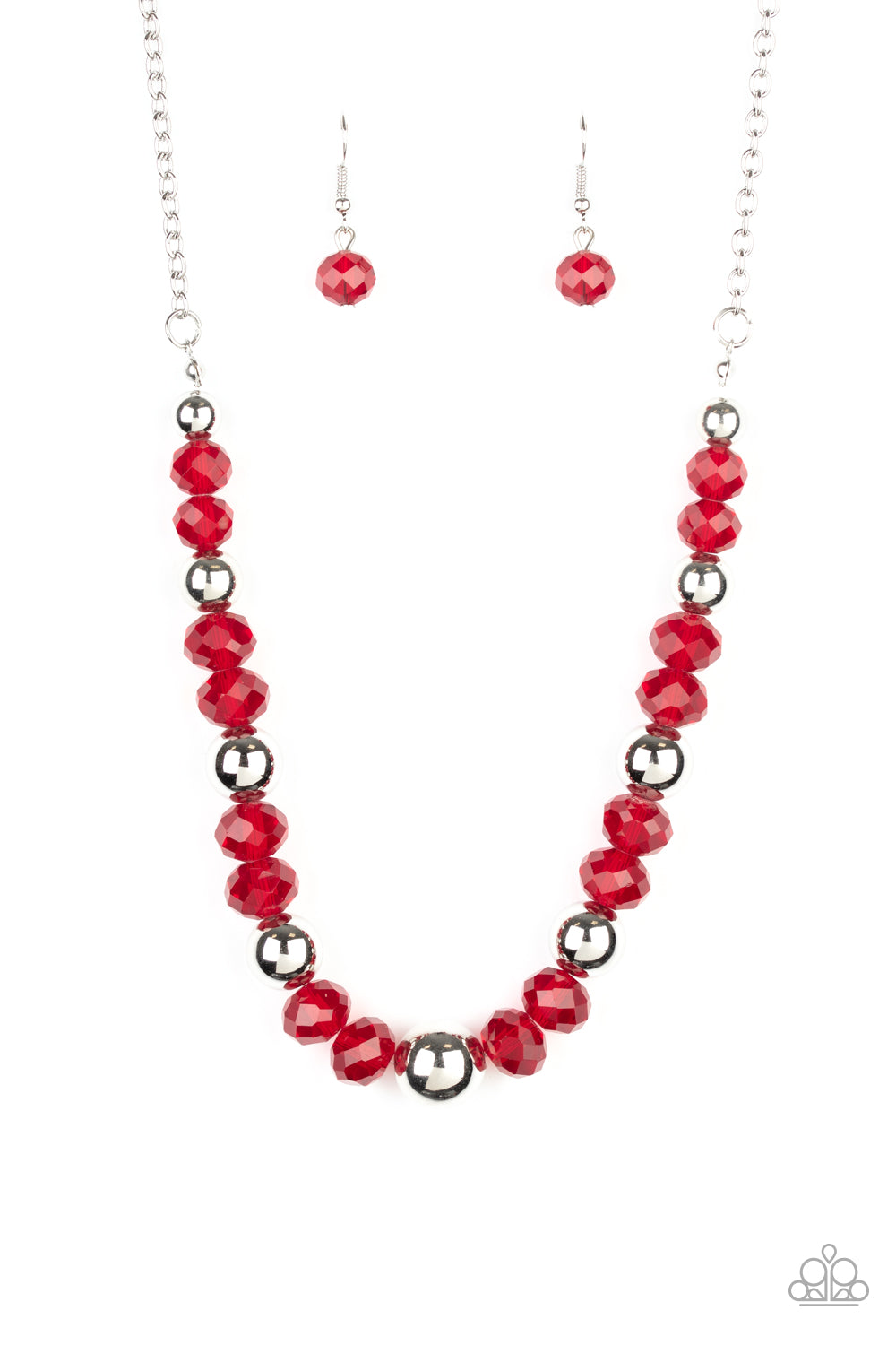 Jewel Jam - red - Paparazzi necklace